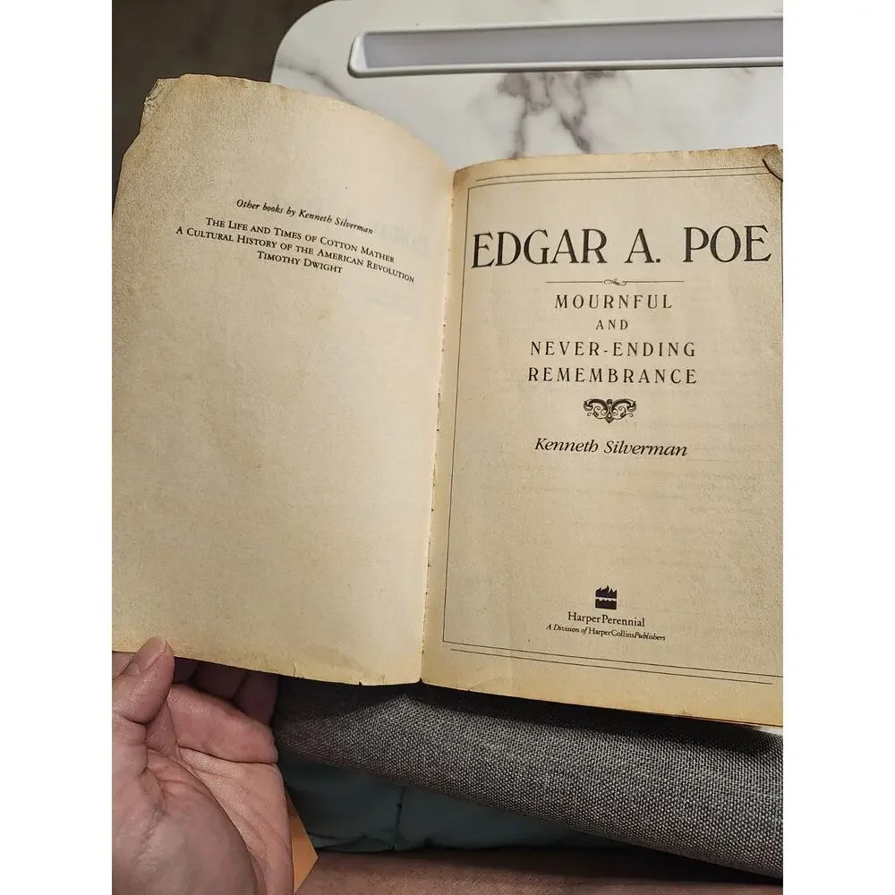 Edgar A. Poe Biography • Kenneth Silverman • 1991 1st Print • NEW